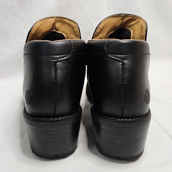 Xena Work Boots Omega EH Work Black Steel Toe Heels Women's Size 8.5W EU 39 - Picture 4 of 12